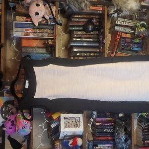 High neck sleeveless dress